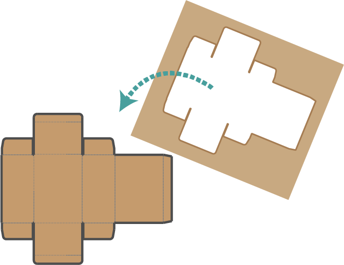 打ち抜き説明図